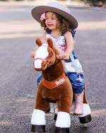 PonyCycle Horse - Brown Horse with White Hoof - Project Nursery