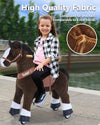 PonyCycle Horse - Dark Brown Horse with White Hoof - Project Nursery