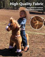 PonyCycle Horse - Brown Horse with White Hoof - Project Nursery