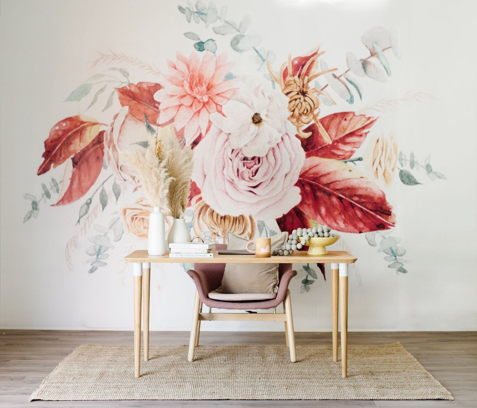 Rosey Wallpaper Mural - Project Nursery