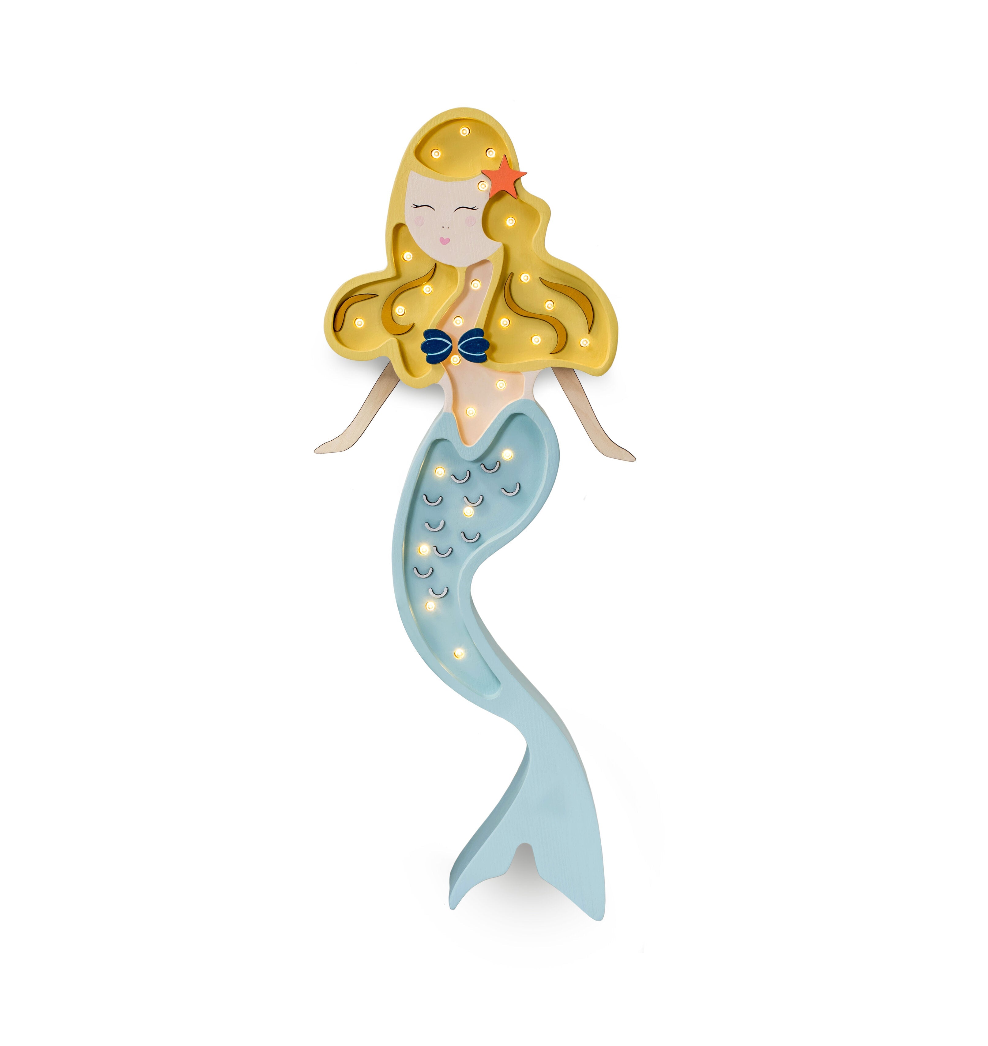 Childrens sales mermaid lamp