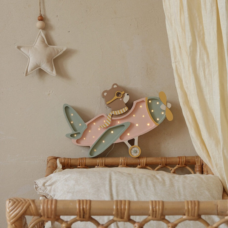 Little Lights Vintage Plane Lamp