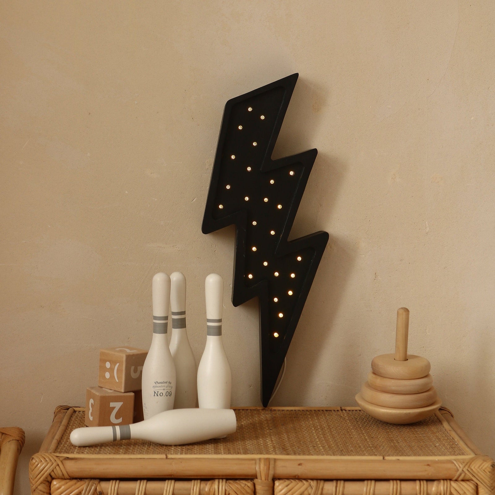 Little Lights Lightning Bolt Lamp