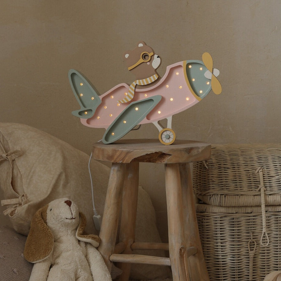 Little Lights Vintage Plane Lamp