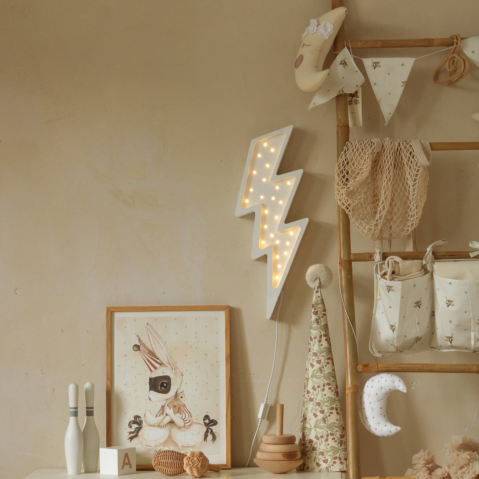Little Lights Lightning Bolt Lamp