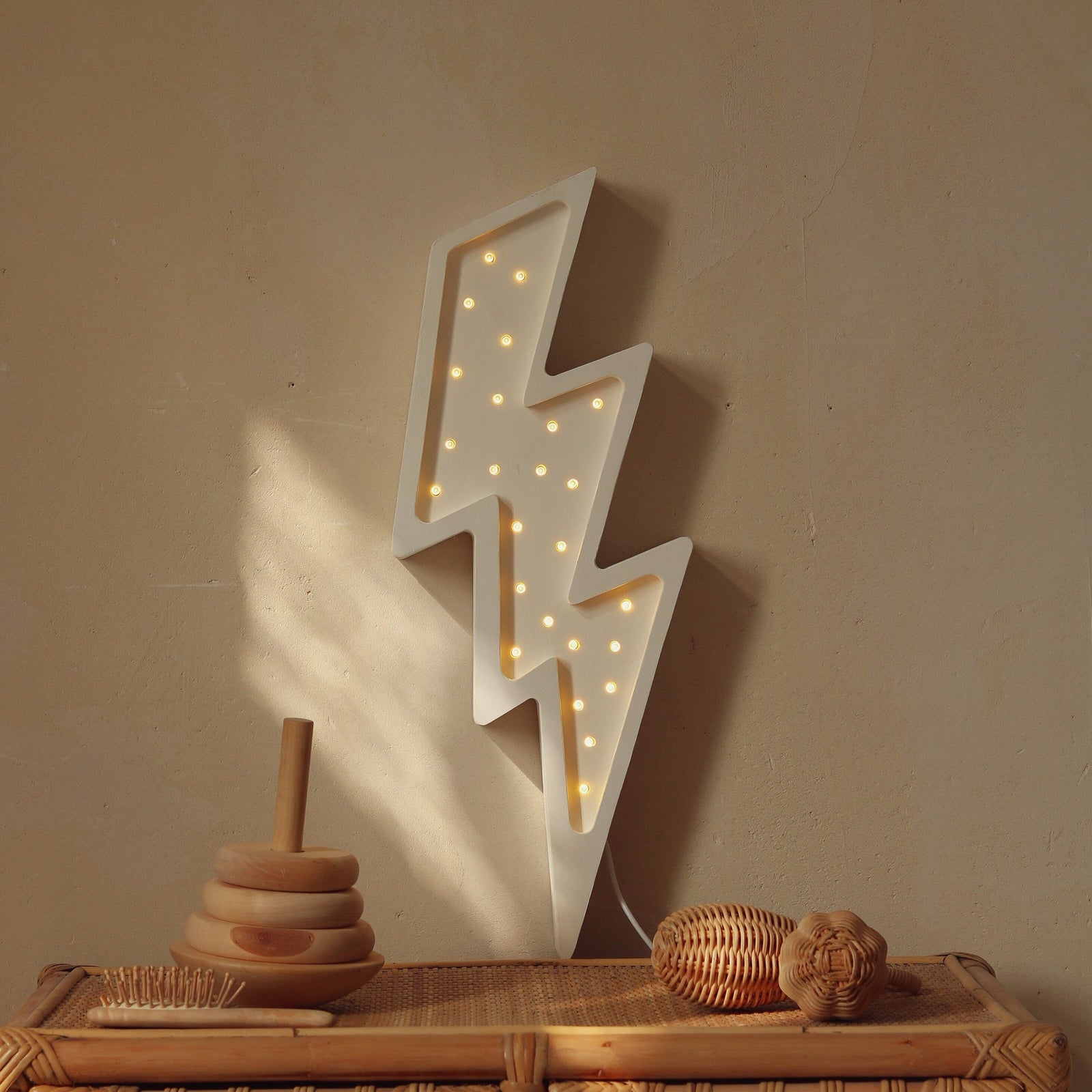 Little Lights Lightning Bolt Lamp