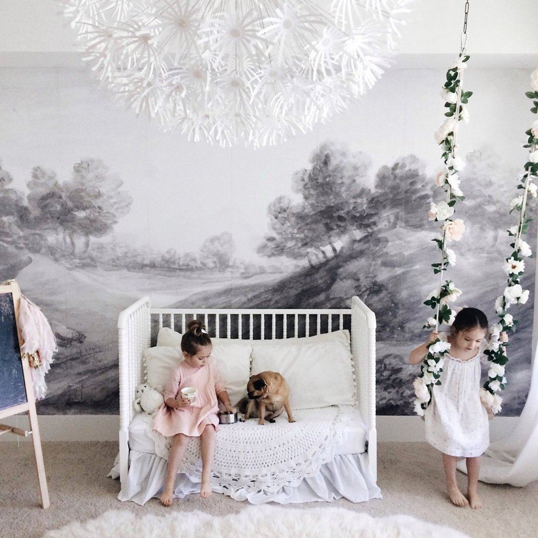 Shaded Landscape Wallpaper Mural - Project Nursery