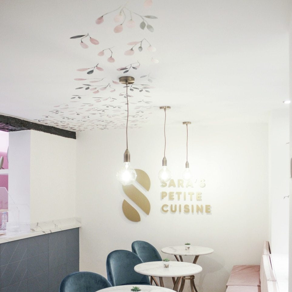 Soft Blush Floral Wall Decals