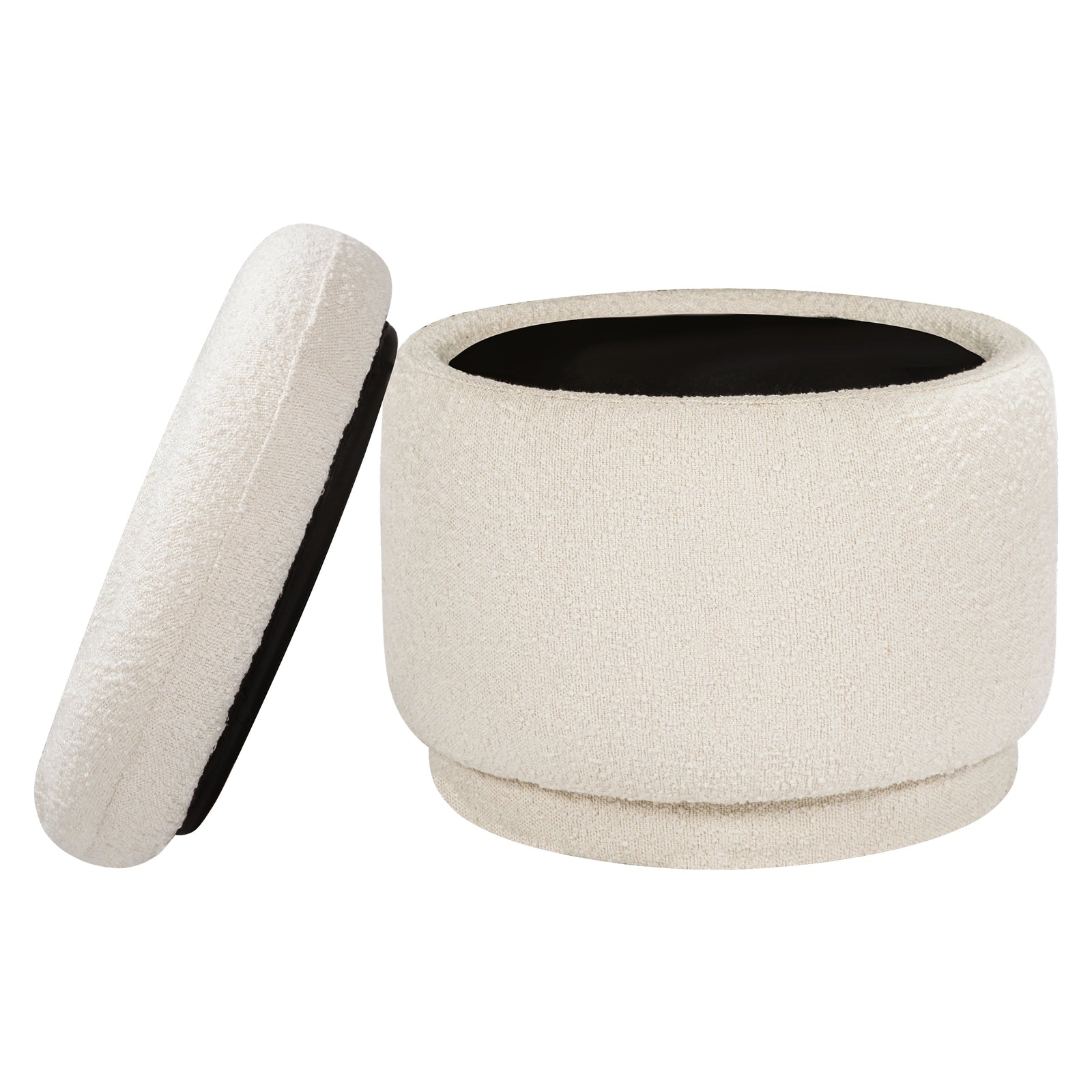 Enoki Storage Ottoman in Boucle - Project Nursery