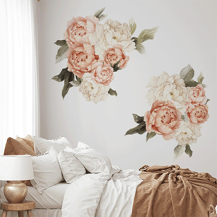 Summer Daze Peony Wall Decals