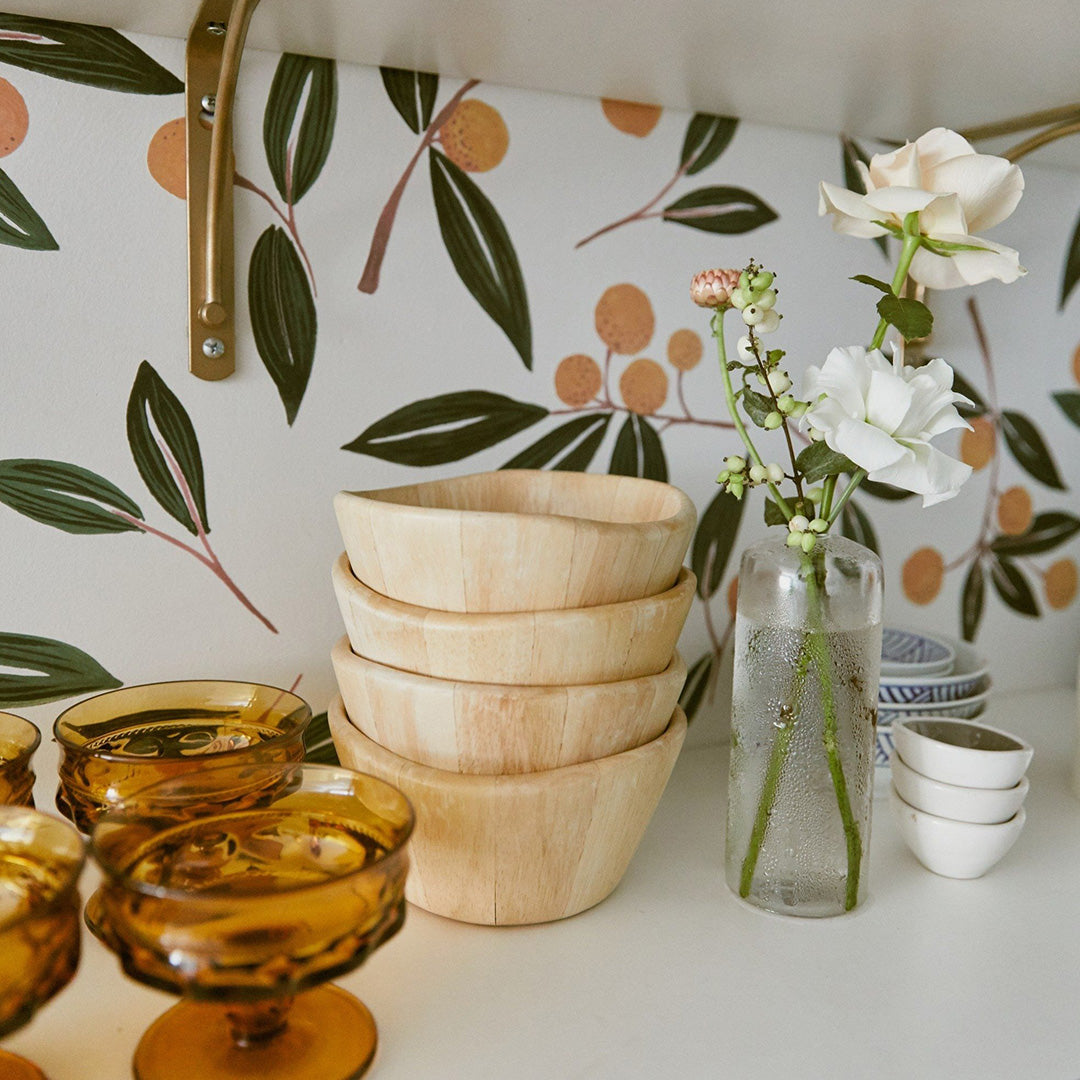 Tangerines in Greens Wall Decals