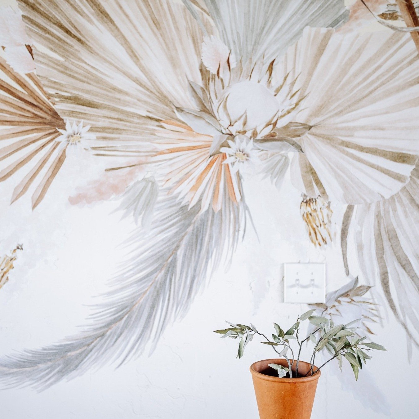 Thistle + Palm Wall Decals
