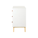 Tribeca 6-Drawer Dresser - White + Natural - Project Nursery