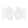 Tulle Fab-Bow-Lous Knit Headband - White - Project Nursery