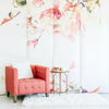Contemporary Spring Floral Wallpaper Mural - Project Nursery