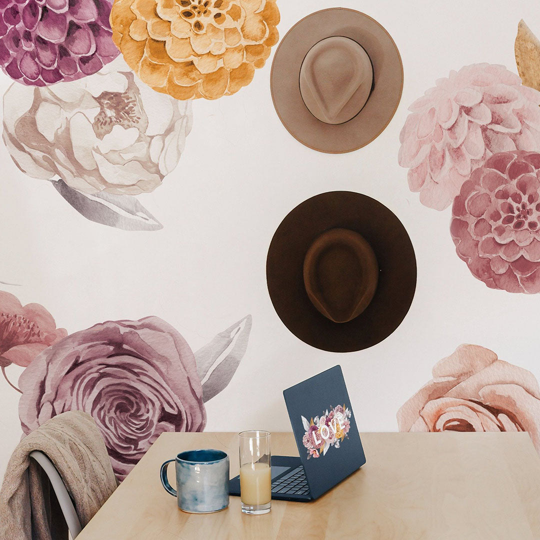 Victoria Floral Wall Decals