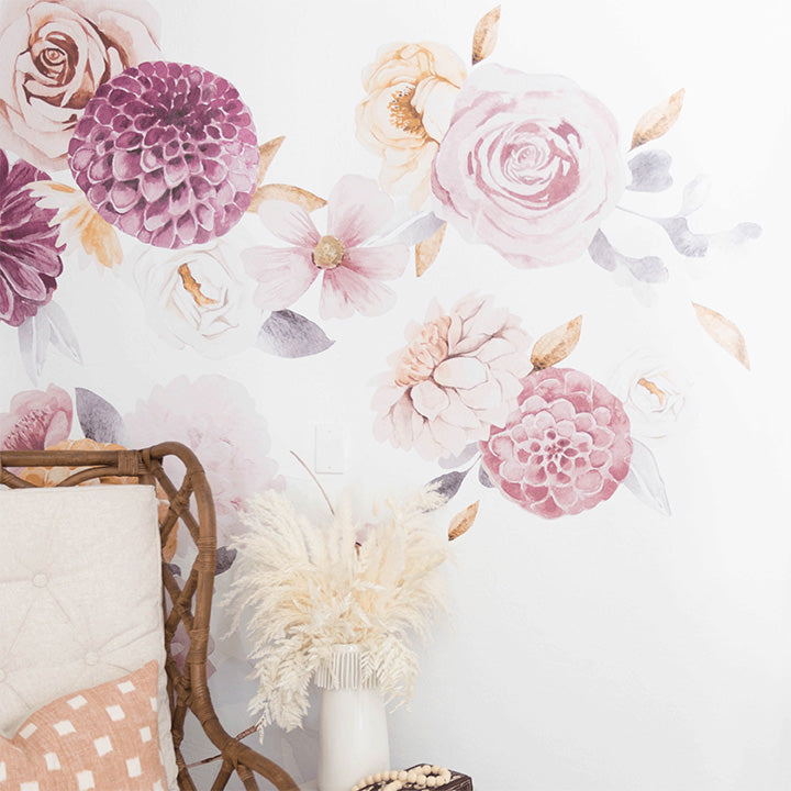 Victoria Floral Wall Decals