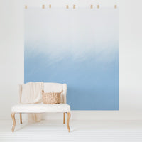 Baby Blue Ombre Wall Mural - Project Nursery