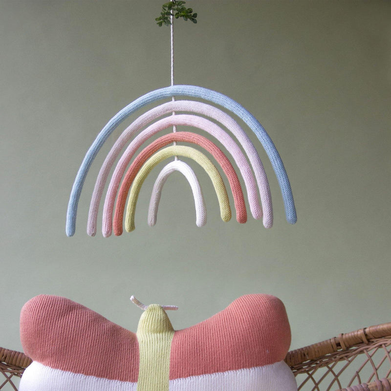 Rainbow Wall Hanging + Mobile - Sunrise - Project Nursery