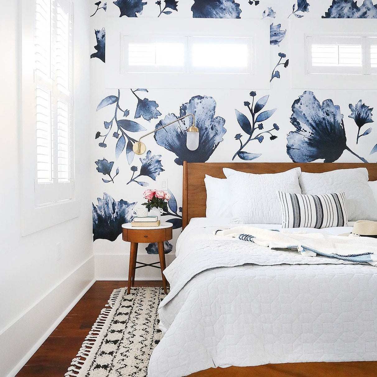 Water + Ink Floral Wall Decals