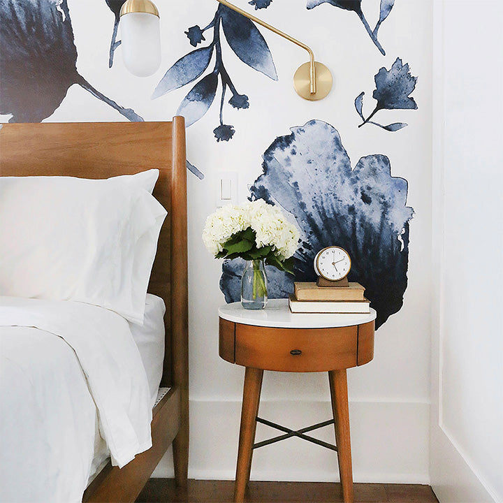 Water + Ink Floral Wall Decals