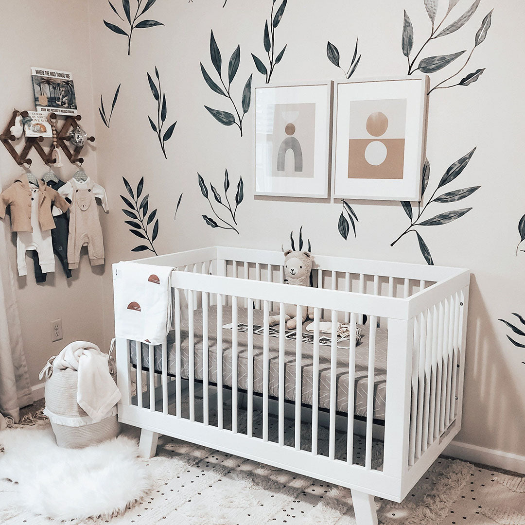 Watercolor Leaf Wall Decals