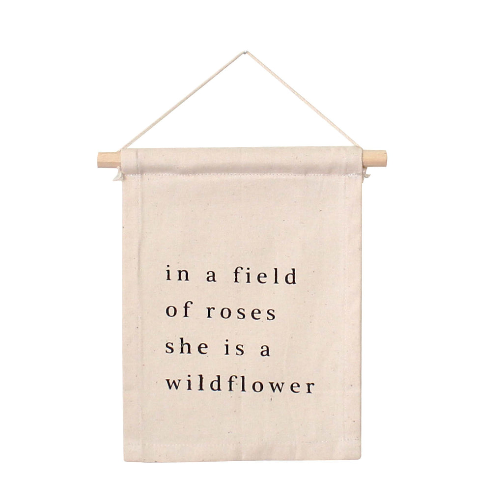 Wildflower Hanging Sign – Project Nursery