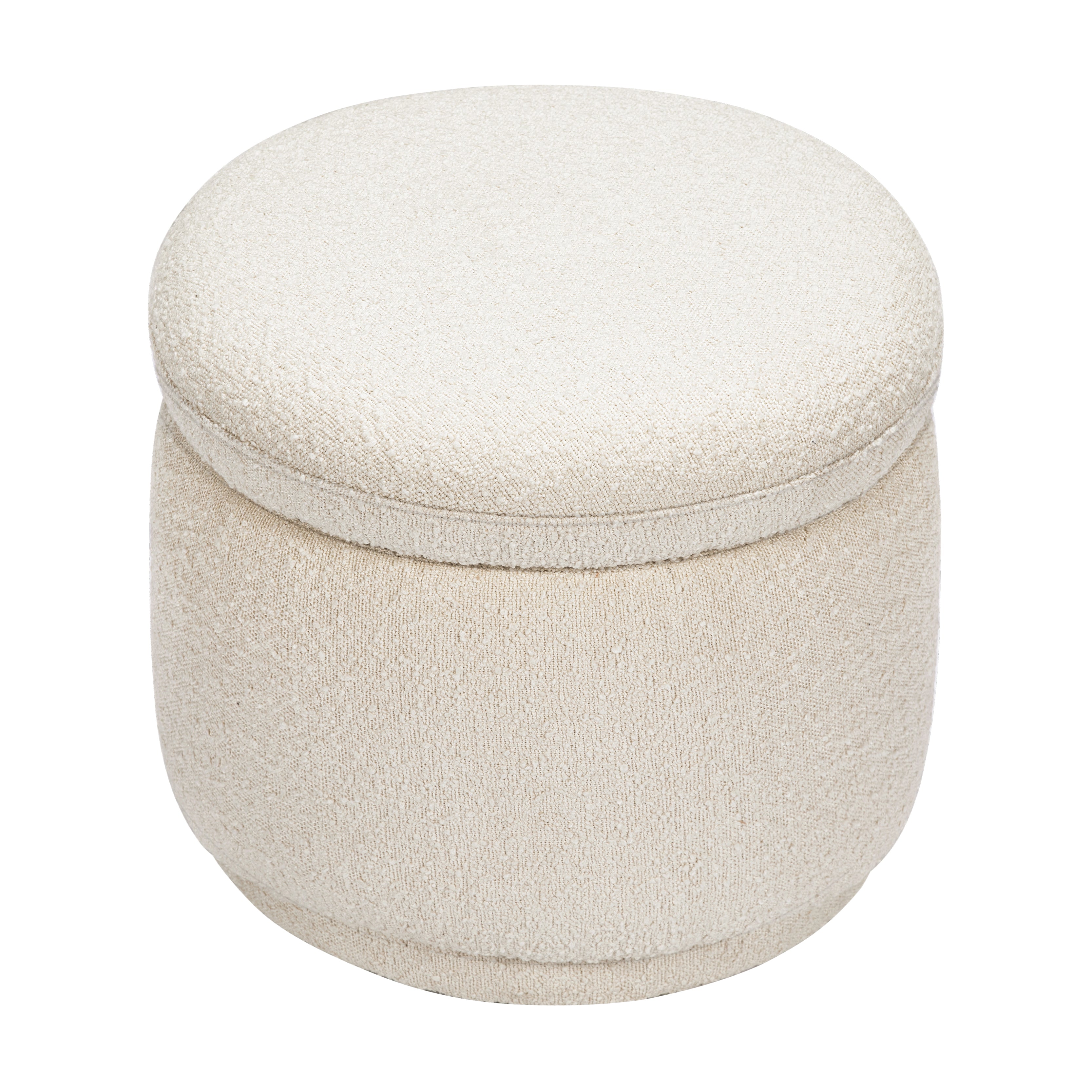 Babyletto Enoki Storage Ottoman Ivory Boucle