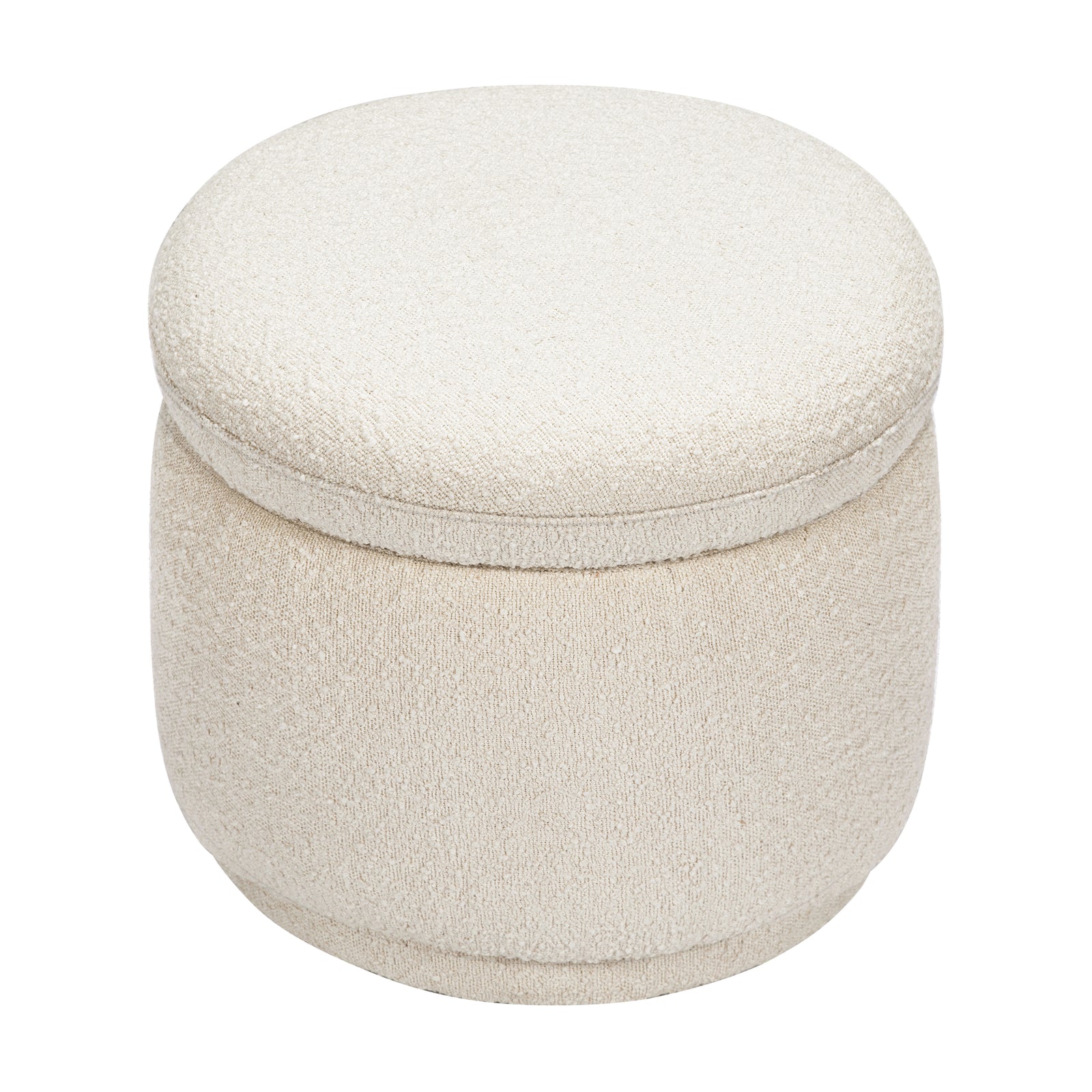 Enoki Storage Ottoman in Boucle - Project Nursery